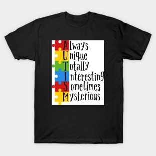Autism Unique Awareness T-Shirt